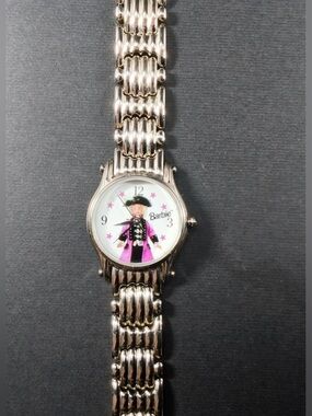 1997 Barbie As George Washington Fossil Limited Edition Watch 2500 Mattel RARE